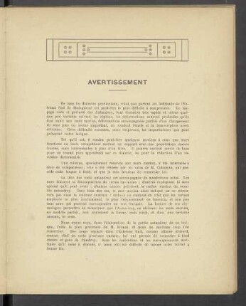 Avertissement
