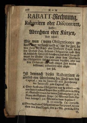 Rabatt-Rechnung.
