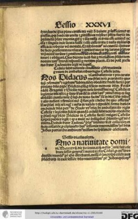 Cedula subtractionis obedientie confirmationis per unum de ambasiatoribus regis Castelle lecta.