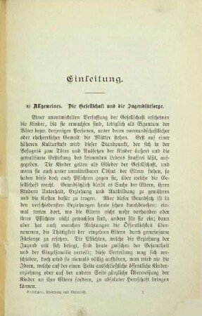 Erziehung und Unterricht vom Standpunkt der Sozialpolitik
