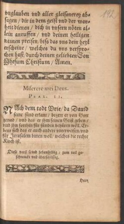 Miserere mei Deus. Psal. LI.