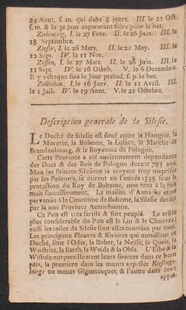 Description generale de la Silesie