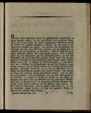 [Der Mecklenburgische Landtag des Jahrs 1799]