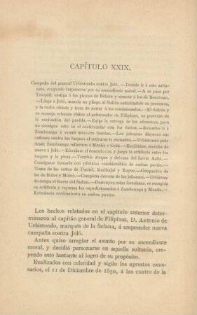 Capítulo XXIX. Campana del general Urbistondo contra Joló ...