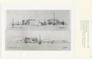 Kunstmuseum Berlin, Berlin-Tiergarten (Diplomarbeit bei Kurt Dübbers): Schnitte 1:200