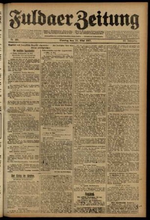 Ausgabe vom Montag, den 21. Mai 1917.