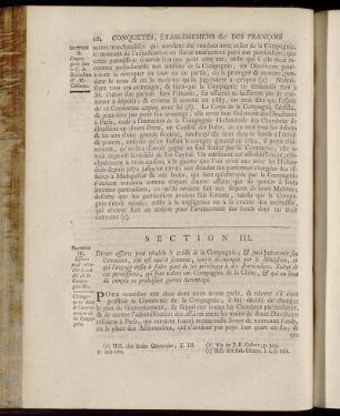 Section III. - Section IV.