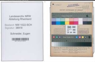 Entnazifizierung Eugen Schneider , geb. 30.03.1897 (Bahnsekretaer)