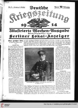 Hefte 8-11, Oktober 1914