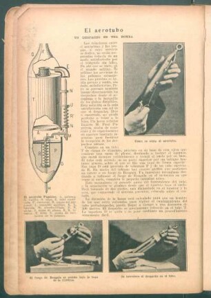 El aerotubo : Un despacho en una bomba