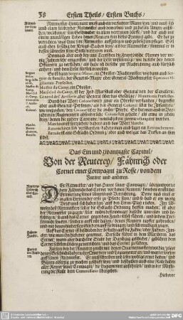 Ein und Zwantzigstes bis Dreyssigstes Capitul.