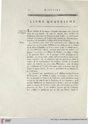 Livre quatrieme