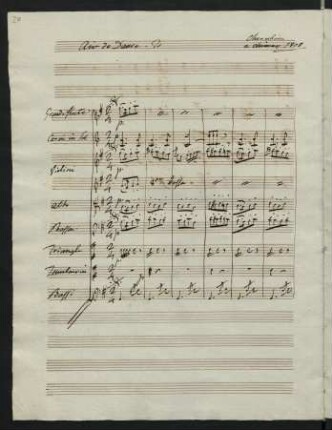 Air de Danse; orch; G-Dur