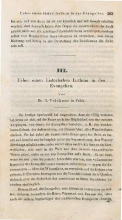 363-383 Ueber einen historischen Irrtum in den Evangelien