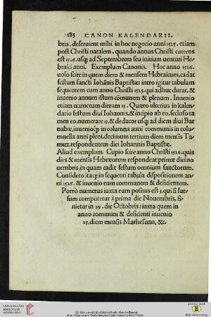 Canon kalendarii