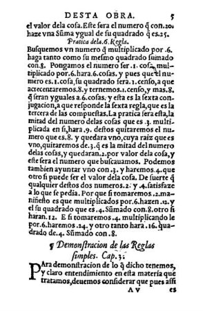 Demonstracion de las Reglas simples. Cap. 3.