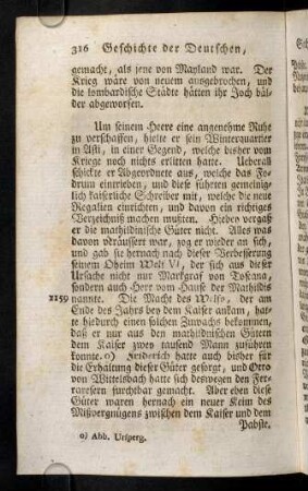 316-326, Um seinem Heere eine angenehme Ruhe zu ...