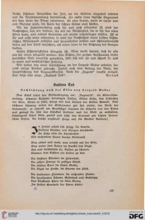 32: Balders Tod : Nachdichtung nach der Edda