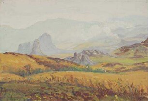Berglandschaft bei Babanki-Tungo (Bamenda)