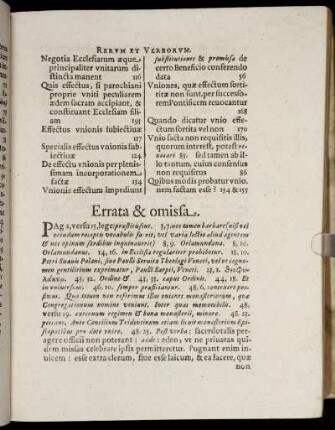 Errata & omissa.