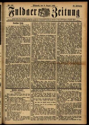 Ausgabe vom Mittwoch, den 09. August 1893.