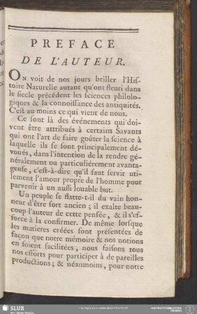 Preface De L'Auteur