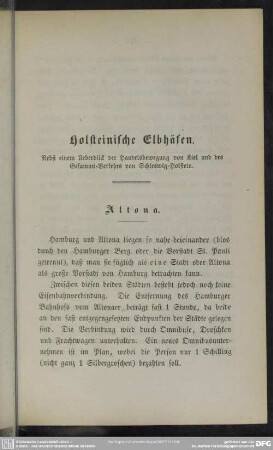 Holsteinische Elbhäfen