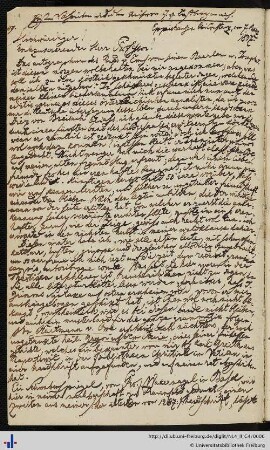 Brief von Joseph von Laßberg an Franz Karl Grieshaber (07.03.1837)