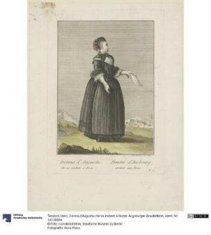 Donna d'Augusta che va invitare a Nozze: Augsburger Brautbitterin