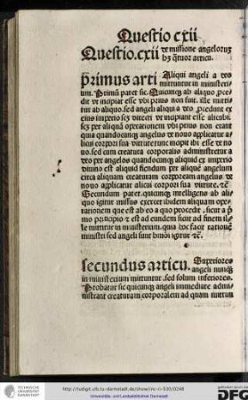 Questio cxii de missione angelorum habet quatuor articulos.