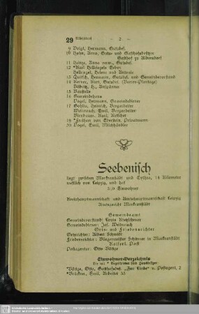 Seebenisch
