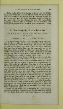 77. Der siebenjährige Krieg in Deutschland