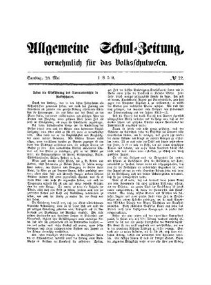Ueber die Einführung des Turnunterrichts in Volksschulen