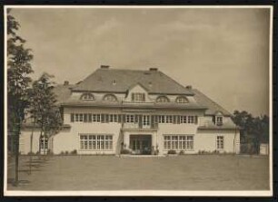 Landhaus Dr. Wolfgang Huck, Berlin-Dahlem: Gartenseite