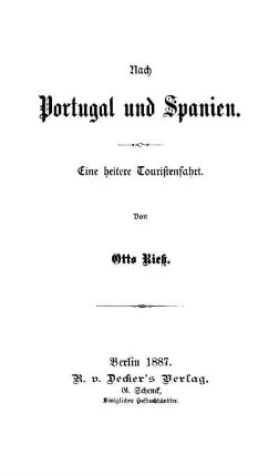 Nach Portugal und Spanien