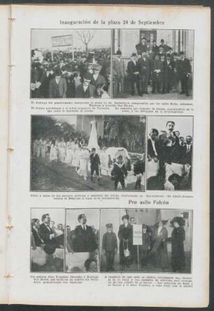 Inauguración de la plaza 24 de Septiembre