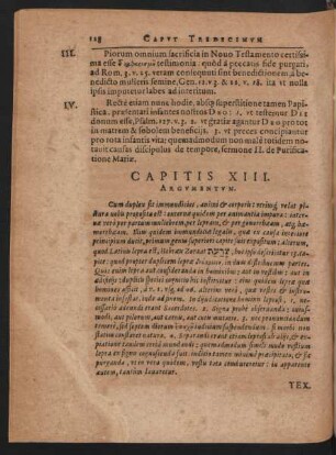 Capitis XIII. Argumentum.