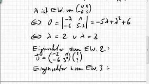 13A.1 lineare Differentialgleichung als DGL-System mit Eigenwerten und Eigenvektoren lösen