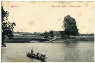 Grimma. Fährhaus Höfgen an der Mulde