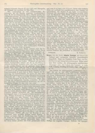 270-272 [Rezension] Weber, Ferdinand, Jüdische Theologie