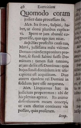 Quomodo coram iudice dato processum sit