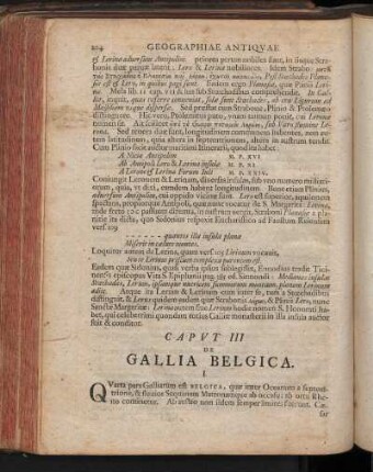Caput III. De Gallia Belgica