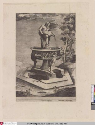 [Ein Brunnen; A fountain]