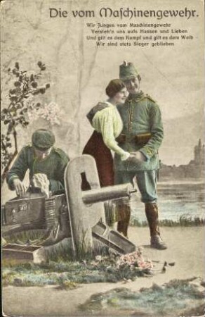 Die von dem Maschinengewehr. - Wir Jungen vom Maschinengewehr [...]