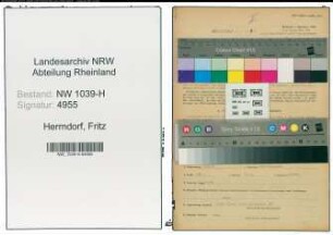 Entnazifizierung Fritz Herrndorf , geb. 15.05.1902 (Chemiearbeiter)