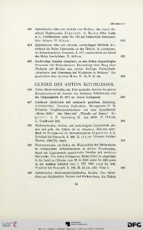 Gläser von Anton Kothgasser (Nr. 486-496)