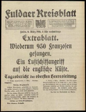 Ausgabe vom Montag, den 06. März 1916.