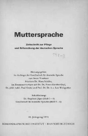 Satzbaupläne und Semantik : Vorüberlegungen zur semantischen Subkategorisierung deutscher Satzbaupläne mit gegebenem Verb