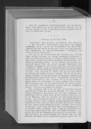 Sitzung am 19. März 1895.