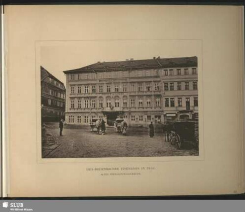 Dux-Bodenbacher Eisenbahn in Prag Altes Verwaltungsgebäude